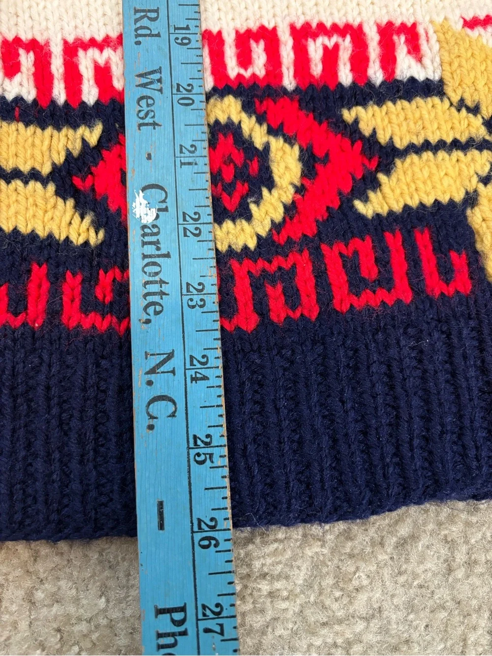 Vintage Nordic Fair Isle Knit Sweater Multicolor Medium
